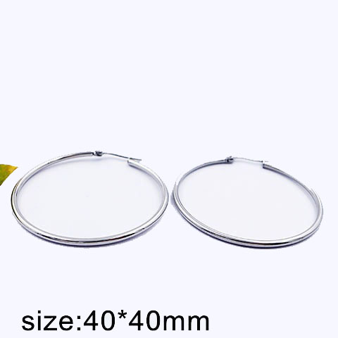 Обеци от медицинска стомана (DFE1069-40mm)