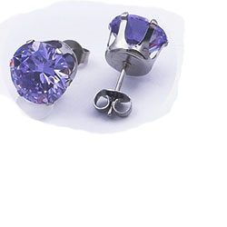Обеци от медицинска стомана (DFE4113-3mm)