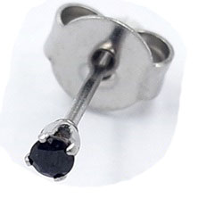Обеци от медицинска стомана (DFE4116-2mm)