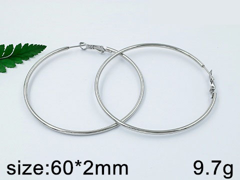 Обеци от медицинска стомана (DFE66091-2mm60mm)