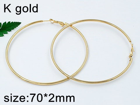 Обеци от медицинска стомана (DFE66092-2mm70mm)