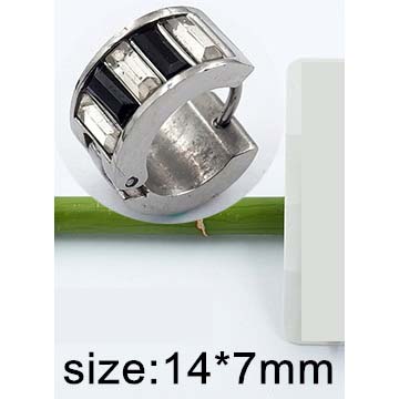 Обеци от медицинска стомана (DFE80218-7mm14mm)