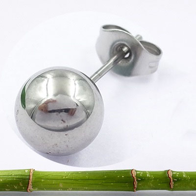 Обеци от медицинска стомана (DFE87167-2mm)