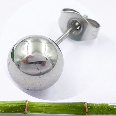 Обеци от медицинска стомана (DFE87167-7mm)