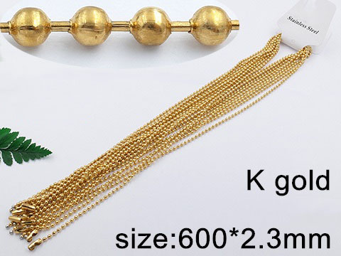 Верижка от Медицинска стомана (DFN14209-2.3mm60cm)