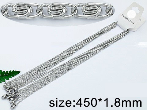 Верижка от Медицинска стомана (DFN14261-1.8mm45cm)