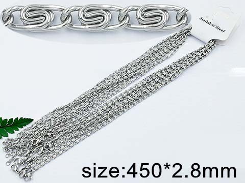 Верижка от Медицинска стомана (DFN14261-2.8mm45cm)