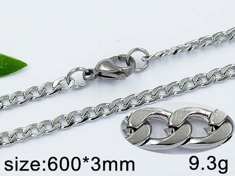 Верижка от Медицинска стомана (DFN15080-3mm60cm)