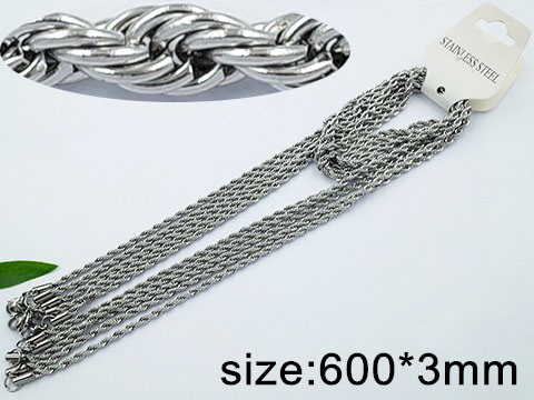 Верижка от Медицинска стомана (DFN15585-3mm60cm)