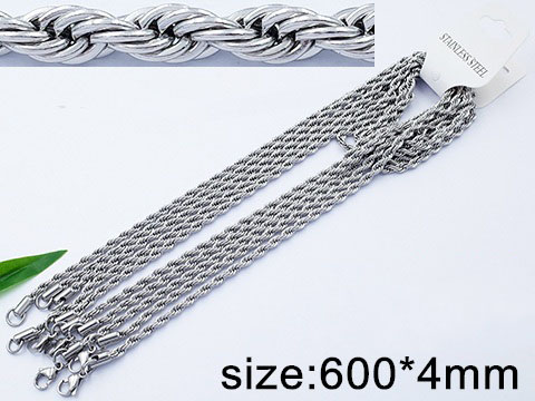 Верижка от Медицинска стомана (DFN15790-4mm60cm)