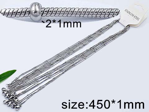 Верижка от Медицинска стомана (DFN16447-1mm45cm)