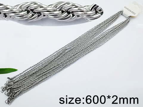 Верижка от Медицинска стомана (DFN16486-2mm60cm)