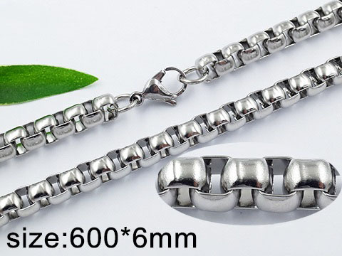 Верижка от Медицинска стомана (DFN17046-6mm60cm)