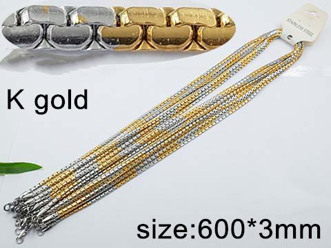 Верижка от Медицинска стомана (DFN17125-3mm60cm)