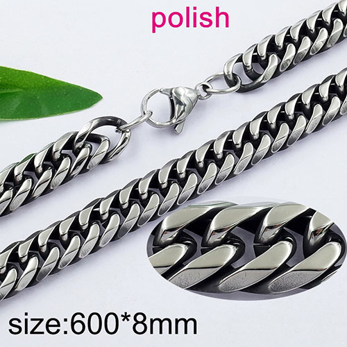 Верижка от Медицинска стомана (DFN18295-8mm60cm)