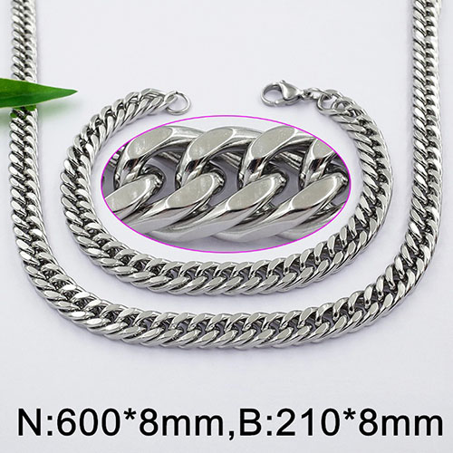 Комплект от медицинска стомана (DFS120588-8mm60cm)